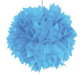 Folat Pompom Lichtblauw 30cm | per stuk Folat Pompom Lichtblauw 30cm | per stuk