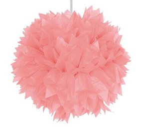Folat Rosa Pompon 30 cm | pro Stück