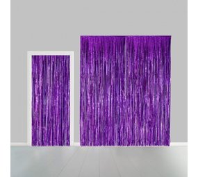 Paper Dreams Purple Foil Door Curtain 100x200cm | per piece Paper Dreams Purple Foil Door Curtain 100x200cm | per piece
