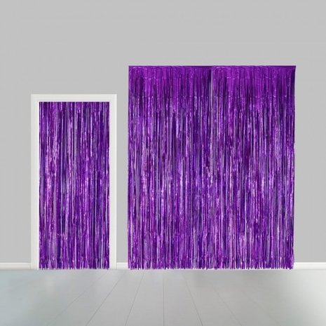 Paper Dreams Türvorhang aus violetter Folie, 100 x 200 cm | pro Stück