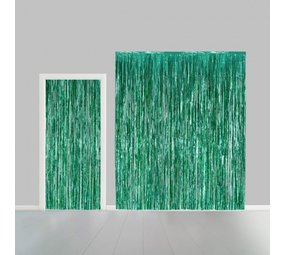 WeFiesta Deurgordijn Folie Groen 100x240cm | per stuk WeFiesta Deurgordijn Folie Groen 100x240cm | per stuk