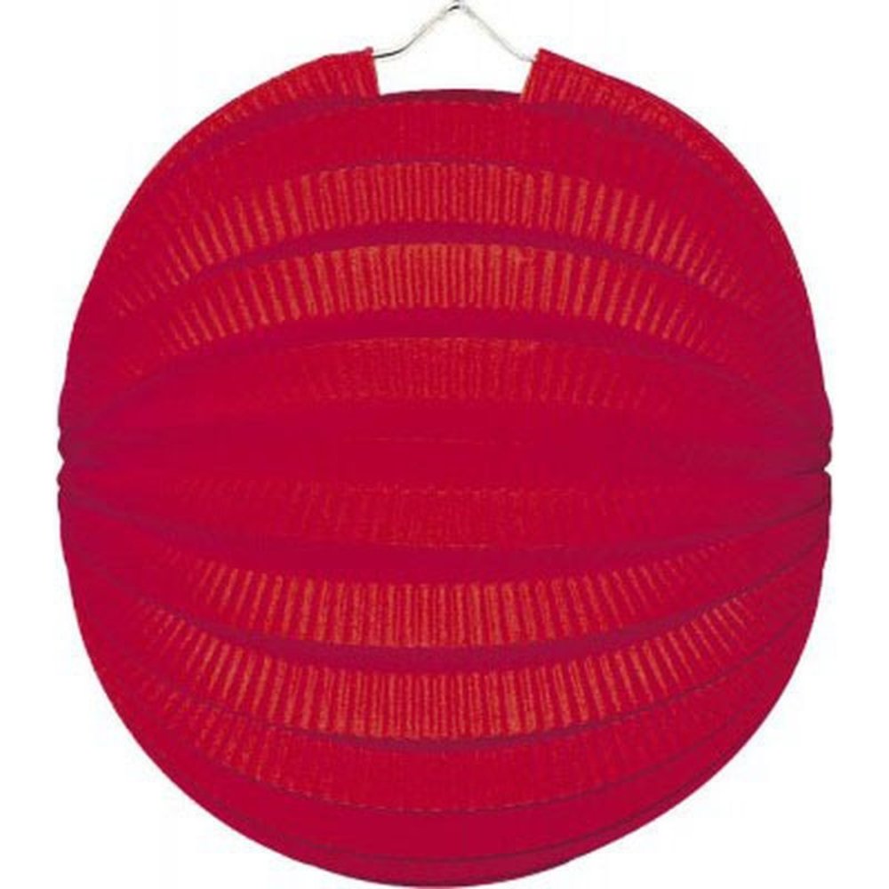 Haza - Witbaard Lampion Bol Rood 23cm | per stuk Haza - Witbaard Lampion Bol Rood 23cm | per stuk