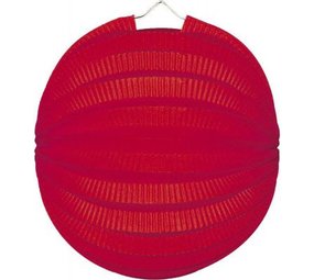 Haza - Witbaard Lanterne sphérique rouge 23 cm | à l'unité
