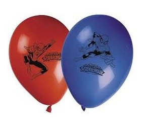 Procos Party Spiderman-Luftballons 28 cm | 8 Stück