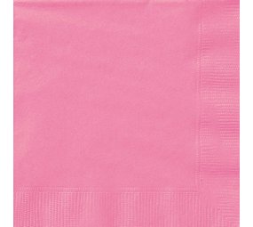 Unique Party Roze Servetten 33x33cm | 20 stuks Unique Party Roze Servetten 33x33cm | 20 stuks