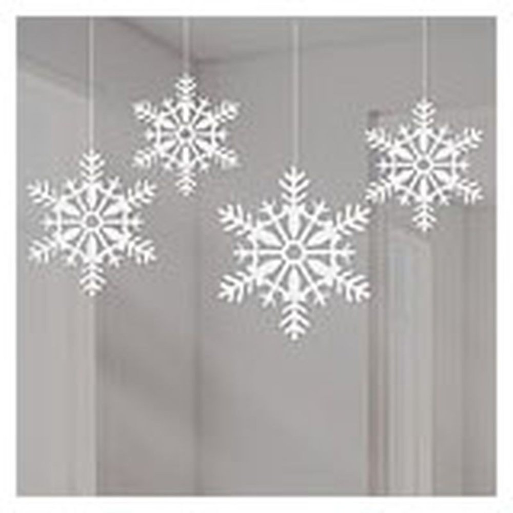 Riethmüller Snowflake Hanging Decoration 10cm | 4 pieces