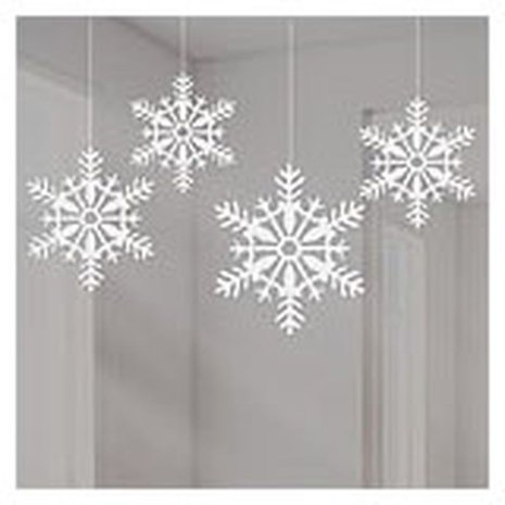 Riethmüller Snowflake Hanging Decoration 10cm | 4 pieces