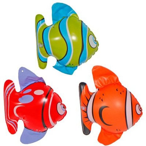Folat Poissons tropicaux gonflables 16x20cm | 3 pièces
