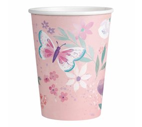 Riethmüller Bekers Vlinders 250ml | 8 stuks Riethmüller Bekers Vlinders 250ml | 8 stuks