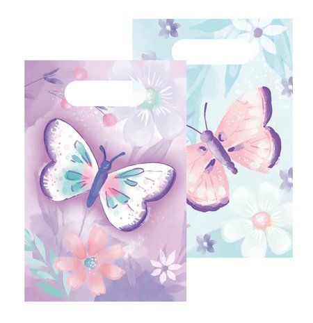 Riethmüller Sachets cadeaux papillon en papier 24 x 16 cm | 8 pièces