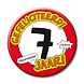 Button XL 7 jaar Verkeersbord Button XL 7 jaar Verkeersbord