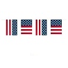 Vlaggenlijn USA vierkant Vlaggenlijn USA vierkant