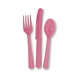 Bestek hot pink magenta 18-delig Bestek hot pink magenta 18-delig