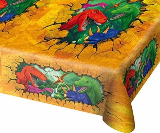 Folat Dinosaurier-Tischdecke „Dino-Party“ 130 x 180 cm | pro Stück