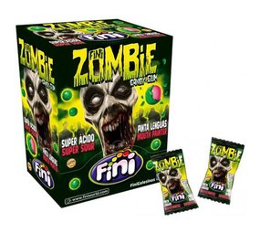 Fini Zombie Mouth Farbiger Kaugummi 5 Gramm | 20 Stück