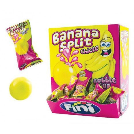Fini Banana Split Chewing Gum 5 grams | 20 pieces