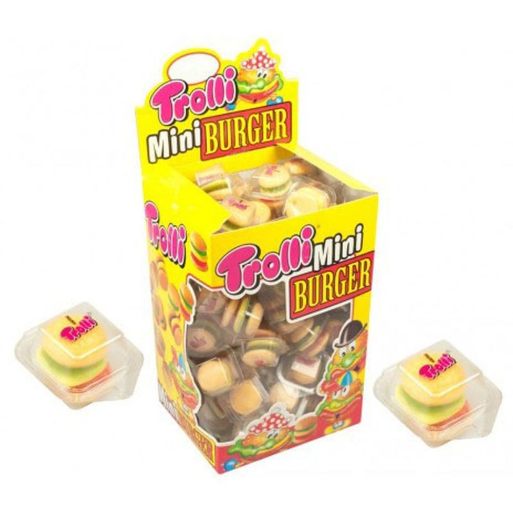 Trolli Mini Candy Hamburger 10 grams | 10 pieces