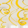 Riethmüller Décoration tourbillon jaune 56 cm | 12 pièces Riethmüller Décoration tourbillon jaune 56 cm | 12 pièces