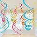 Riethmüller Decorative Swirl Multi Colors 56cm | 12 pieces