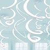 Riethmüller White Swirl Decoration 56cm | 12 pieces Riethmüller White Swirl Decoration 56cm | 12 pieces