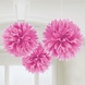 Riethmüller Pompon rose 40 cm | 3 pièces