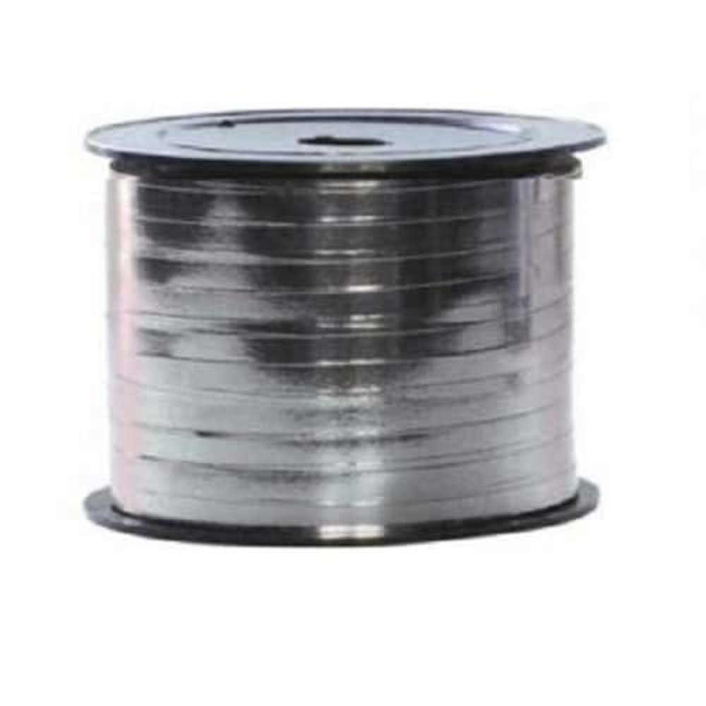 Ribbon metallic silver 250mx5mm