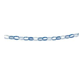 DIY blue and white polka dot garland DIY blue and white polka dot garland