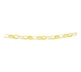 Tuf-Tuf DIY yellow-white polka dot garland