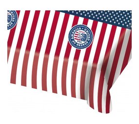 Folat Tafelkleed USA Party 130x180cm | per stuk Folat Tafelkleed USA Party 130x180cm | per stuk