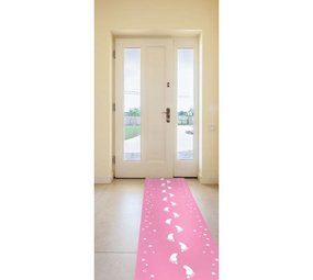 Folat Babyrosa Tischläufer 250x53cm | pro Stück