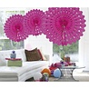 Folat Éventail nid d'abeille magenta | 45 cm Folat Éventail nid d'abeille magenta | 45 cm