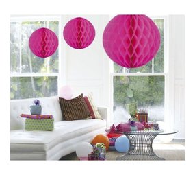 Folat Honeycomb bal MAXI magenta | 50cm Folat Honeycomb bal MAXI magenta | 50cm