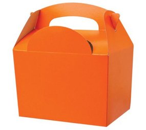 Amscan Uitdeeldoosje Oranje 14x9x12cm | per stuk Amscan Uitdeeldoosje Oranje 14x9x12cm | per stuk