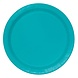 Unique Party Borden caribbean Teal 18cm | 20 stuks Unique Party Borden caribbean Teal 18cm | 20 stuks