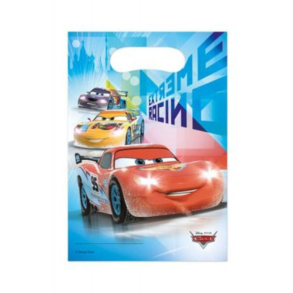 WeFiesta Party Bag Cars Ice Racers 24x17cm | 6 pieces
