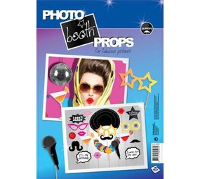 Foto-Requisiten-Partyset, 20-teilig
