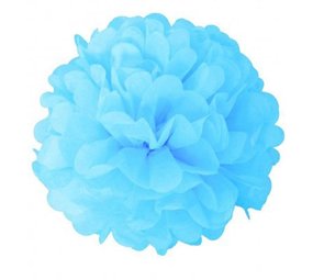 Blue baby pompom | 2 pieces