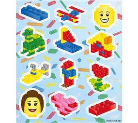 Henbrandt Lego Stickervelletje 12x10cm | 12 velletjes Henbrandt Lego Stickervelletje 12x10cm | 12 velletjes