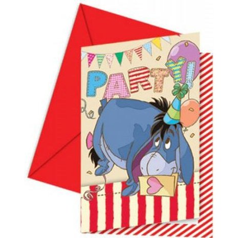 Winnie the Pooh Invitation | 6 pieces