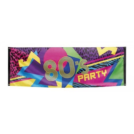 Polyesterbanner aus den 80er Jahren