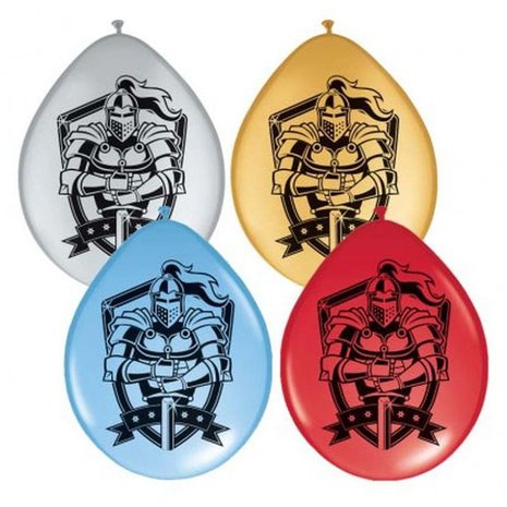 Folat Ballons chevaliers 30 cm | 8 pièces