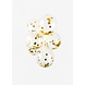 Transparenter Ballon mit Goldkonfetti | 6 Stück