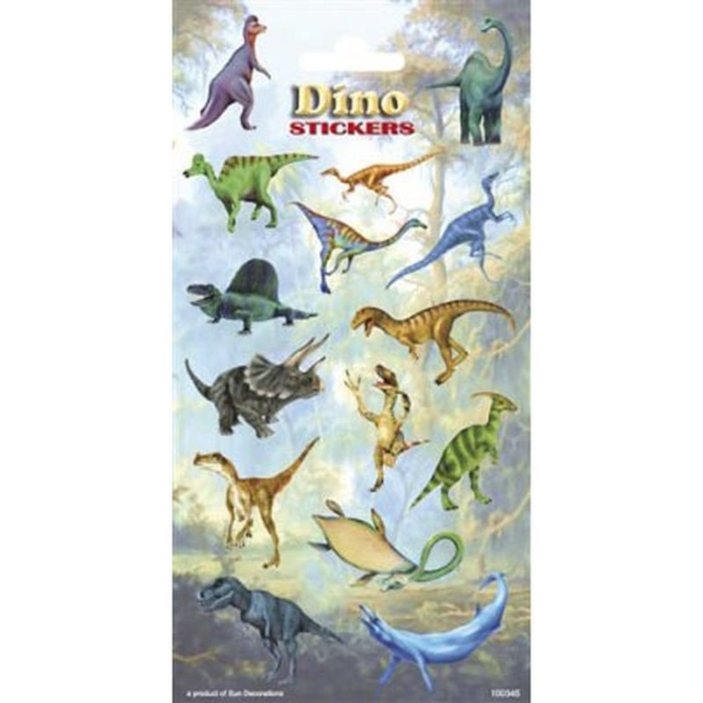 WeFiesta Autocollants dinosaures | par feuille
