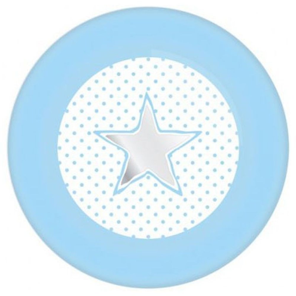 Bord jongen met ster 18cm | 8 stuks Bord jongen met ster 18cm | 8 stuks
