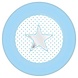 Boy with star plate 18cm | 8 pieces