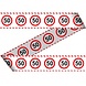 Folat Barrier tape traffic sign 50 years