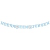 Buchstabengirlande Hurra, ein Junge mit einem Stern Buchstabengirlande Hurra, ein Junge mit einem Stern