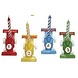 Haza - Witbaard Race Car Cake Candles | per set