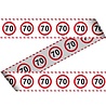 Folat Barrier tape Traffic sign 70 years
