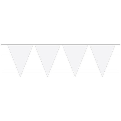 WeFiesta Vlaggenlijn XL wit | 10 meter WeFiesta Vlaggenlijn XL wit | 10 meter